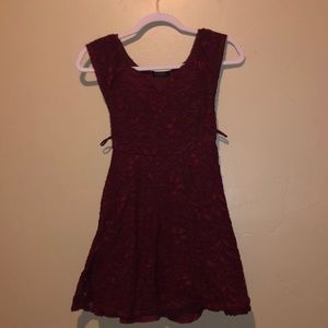 Maroon dress